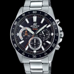 – Edifice Collection for Men – Chronographe – Bracelet inoxydable – EFV-570D-1AV