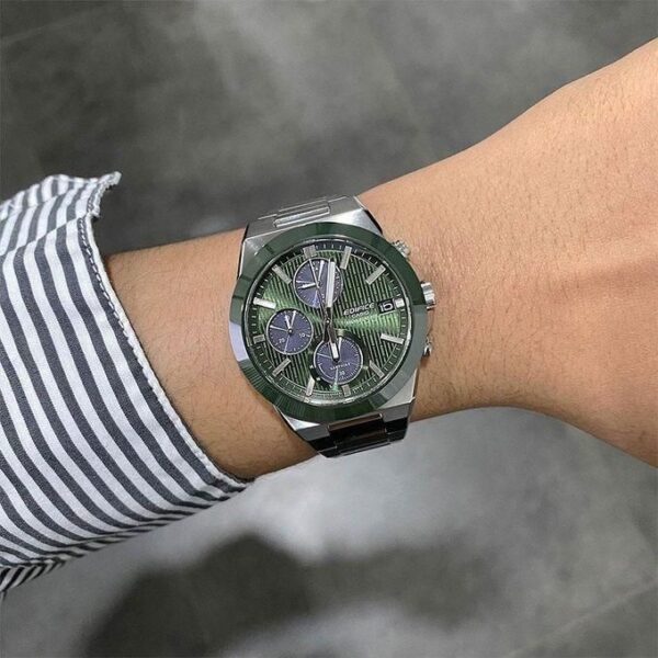 MONTRE EDIFICE CASIO CHRONOGRAPH HOMME SOLAR POWER ✅