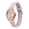 Michael Kors Lennox Pavé Rose Gold-Tone and Logo Silicone Strap Watch. MKO1251