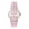 Michael Kors Lennox Pavé Rose Gold-Tone and Logo Silicone Strap Watch. MKO1251